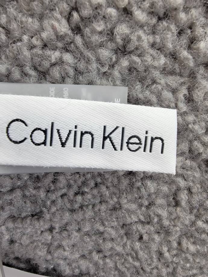 Calvin Klein Solid Pashmina Scarf Women's One Size Black Fringe Hem