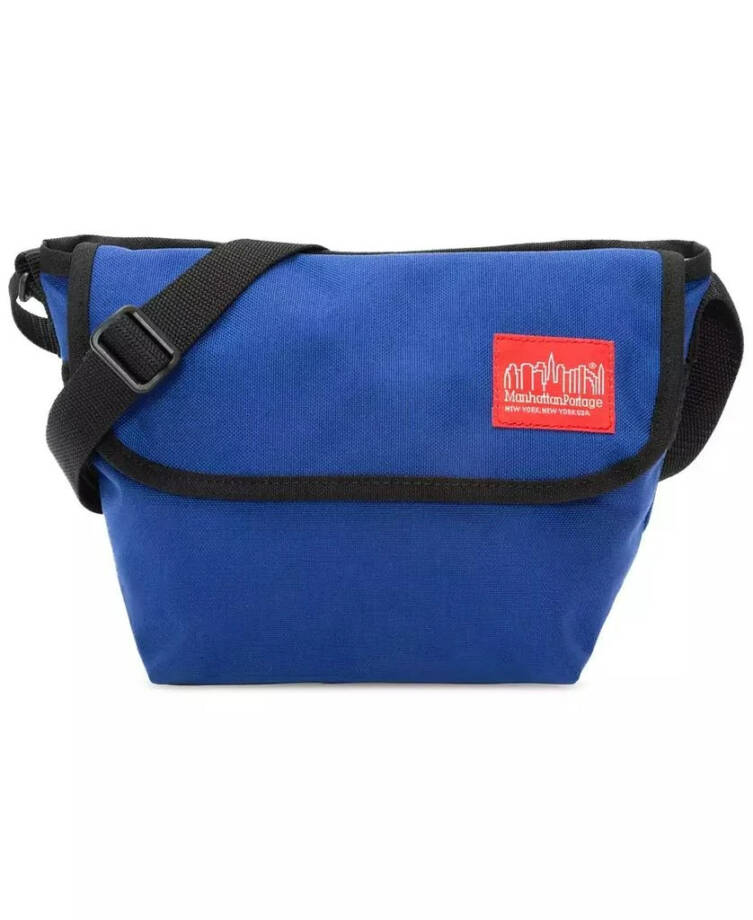 Manhattan Portage Nylon Messenger Bag Women's One Size Royal Blue Adjustable
