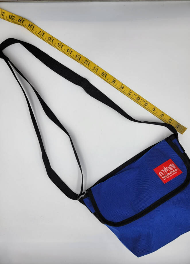 Manhattan Portage Nylon Messenger Bag Women's One Size Royal Blue Adjustable