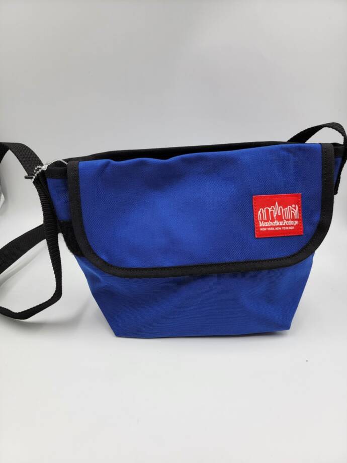 Manhattan Portage Nylon Messenger Bag Women's One Size Royal Blue Adjustable