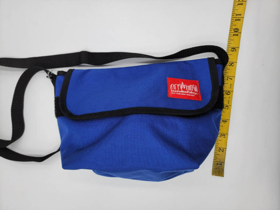 Manhattan Portage Nylon Messenger Bag Women's One Size Royal Blue Adjustable