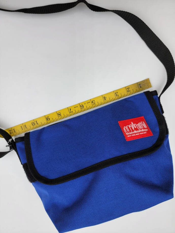 Manhattan Portage Nylon Messenger Bag Women's One Size Royal Blue Adjustable