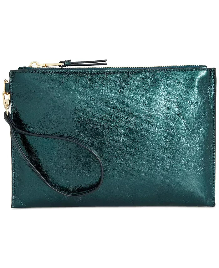 I.N.C. International Concepts Molyy Party Pouch Women's O/S Gulf Coast Metallic