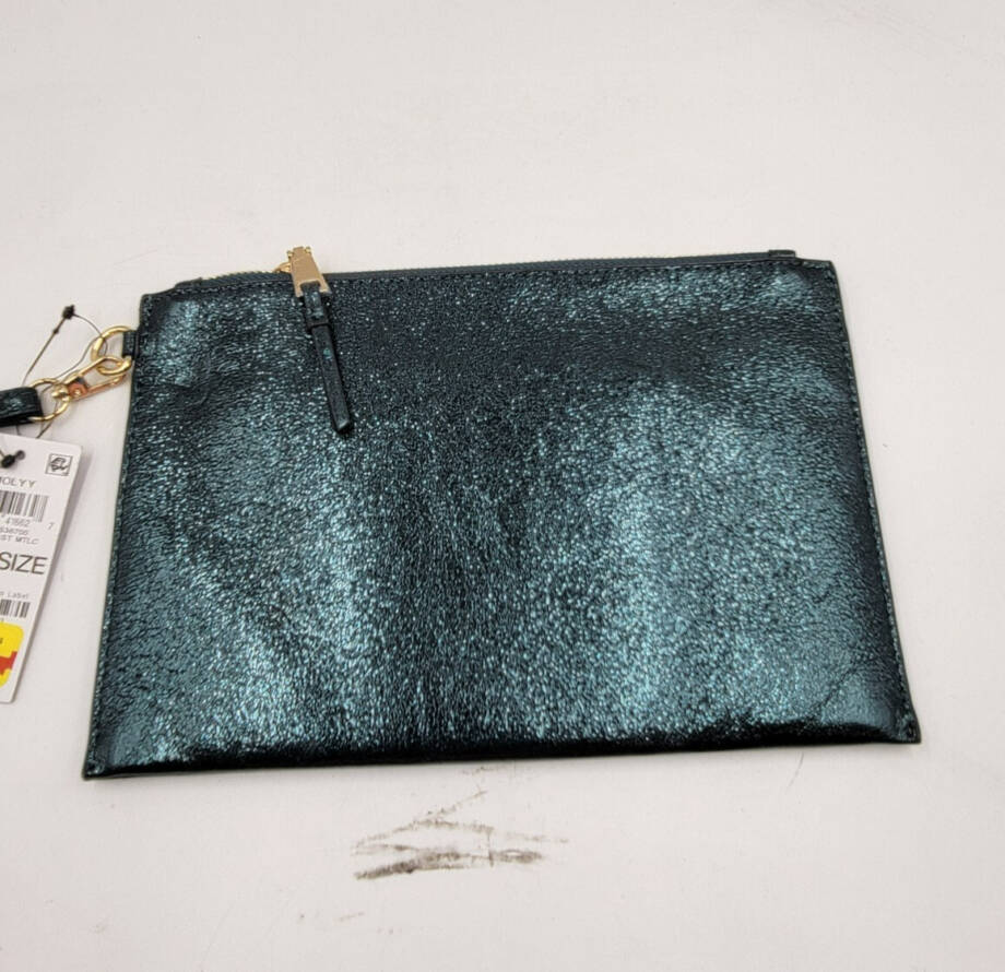 I.N.C. International Concepts Molyy Party Pouch Women's O/S Gulf Coast Metallic