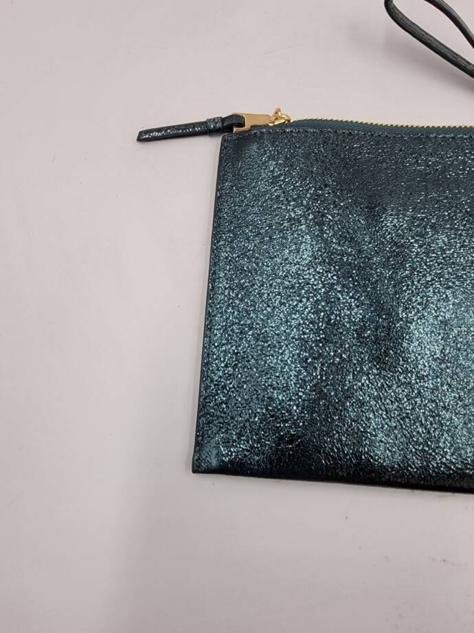 I.N.C. International Concepts Molyy Party Pouch Women's O/S Gulf Coast Metallic