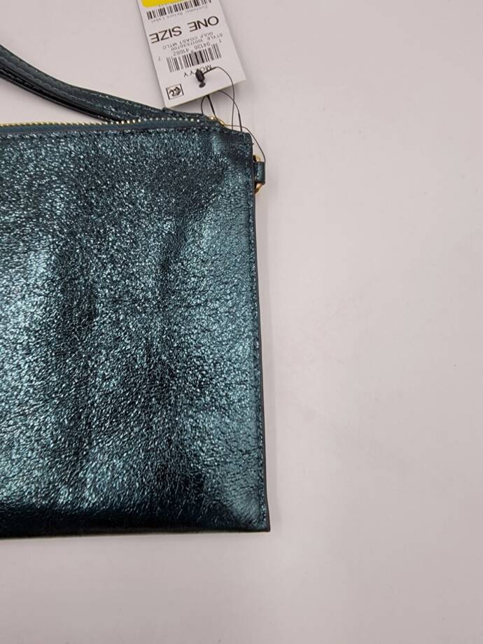 I.N.C. International Concepts Molyy Party Pouch Women's O/S Gulf Coast Metallic