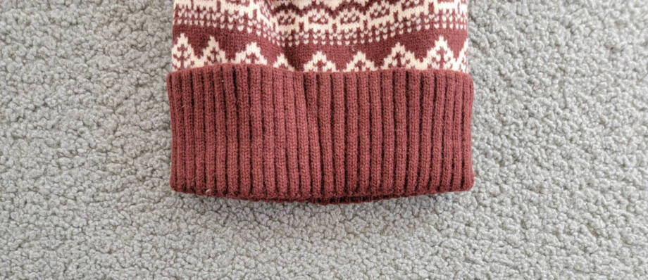 MARCUS ADLER The Joanne Faux Fur Pom-Pom Beanie Women's One Size Multi Ribbed