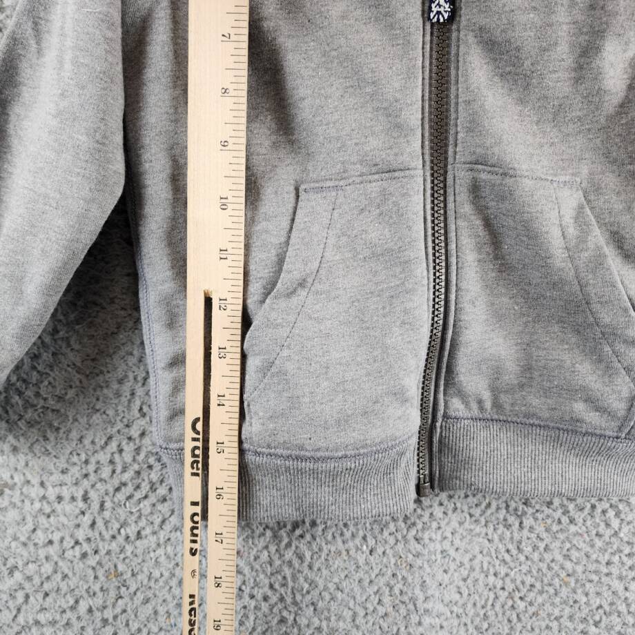 Carter's Faux-Sherpa-Lined Full-Zip Hoodie Toddler Boys 4T Gray Full Zip Closure