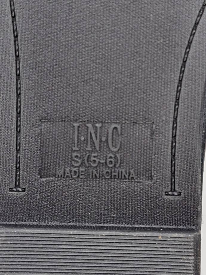 I.N.C. International Concepts Satin Pom Slide Boxed Slippers Women's S (5-6)