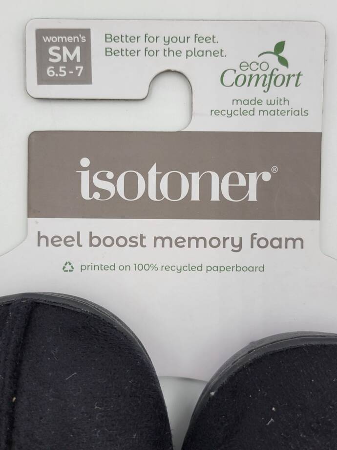 Isotoner Signature Rory Comfort Hoodback Slippers Women's 6.5-7 Black Slip On