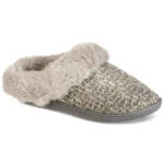 Isotoner Signature Samantha Wool Blend Sweater Boxed Slippers Women's 9.5-10