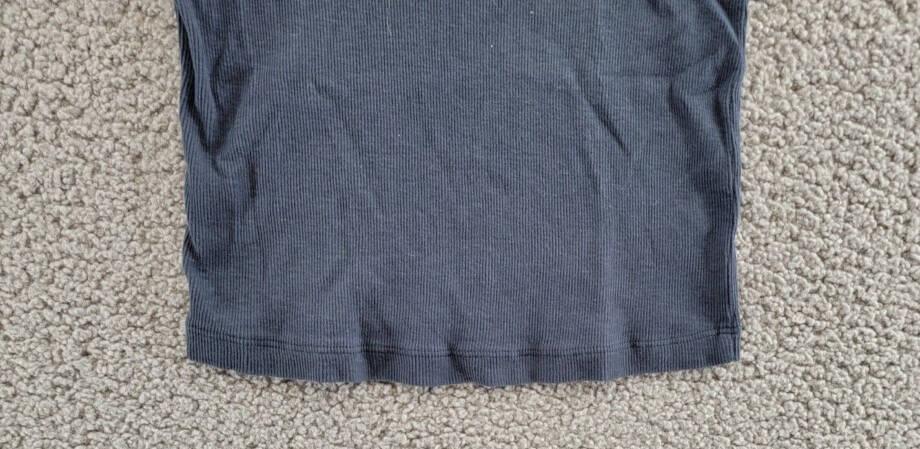 Velvet by Graham & Spencer Brenny Short Sleeved Rib Tee Women's Crater Blue XS