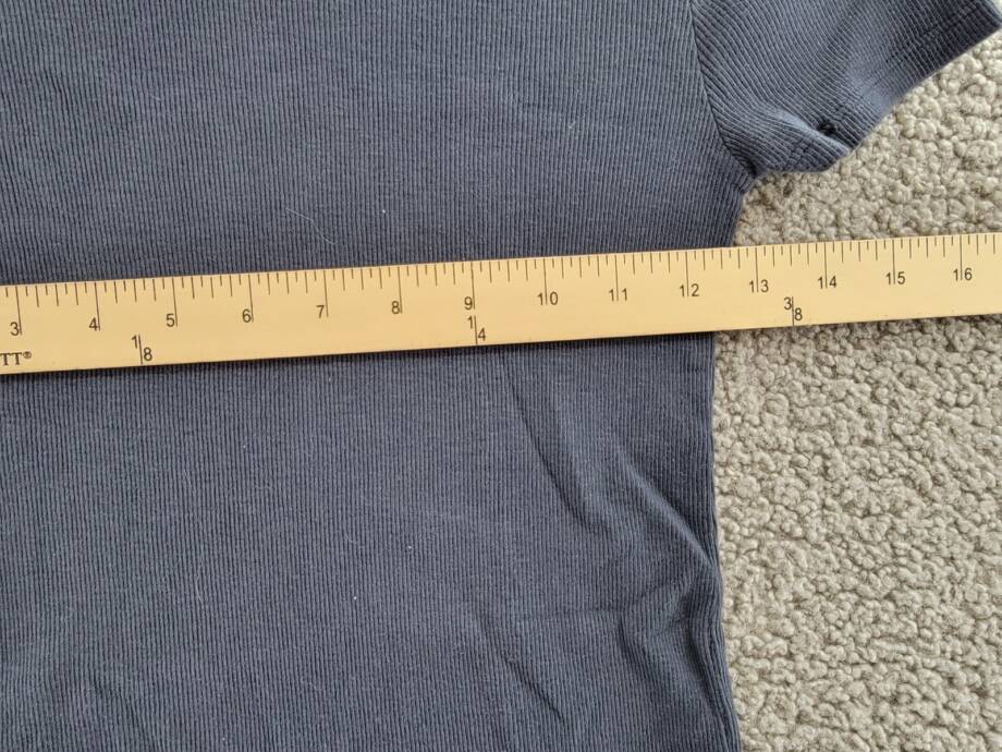 Velvet by Graham & Spencer Brenny Short Sleeved Rib Tee Women's Crater Blue XS