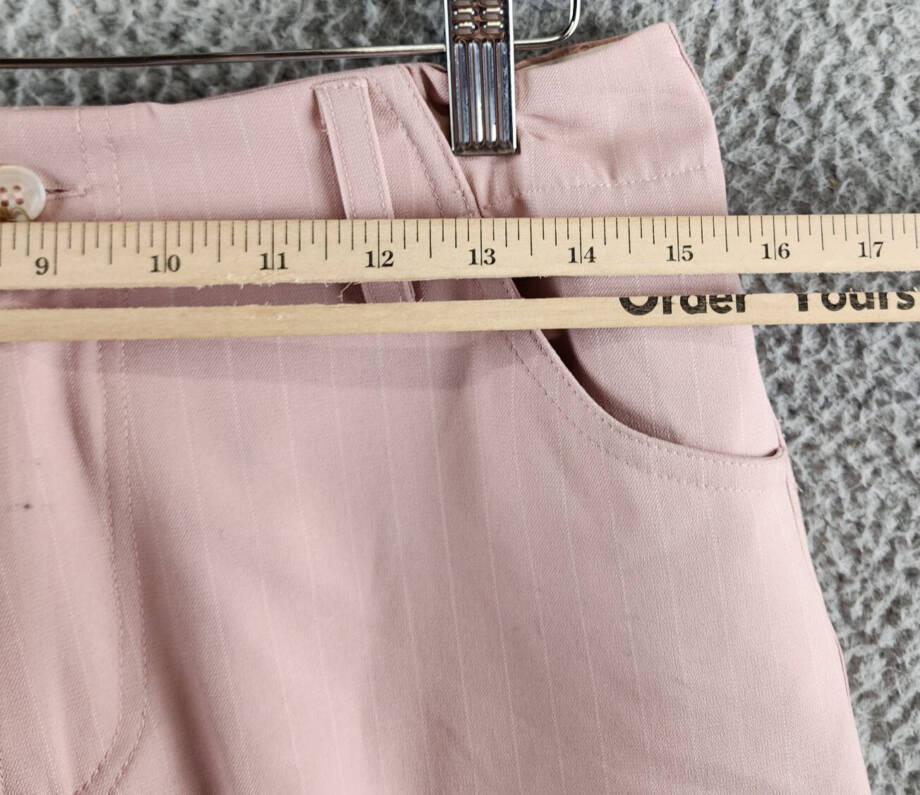 Walter Baker Theo Shorts Women's 2 Cagney Stripe Blush Zip/Button Closure