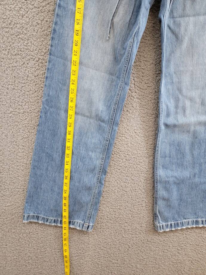 KanCan Hilo Ultra High Rise 90's Flare Jeans Women's 3/25 Medium Blue Button Zip
