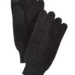 Charter Club Cashmere Touch Gloves Women's One Size Black Pull On