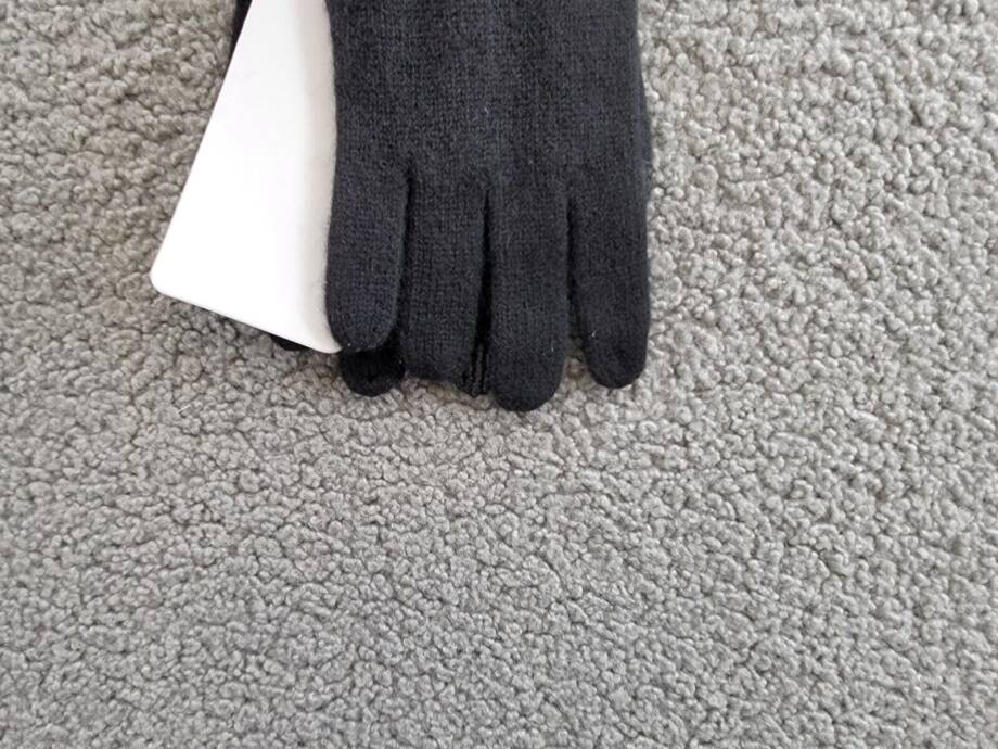 Charter Club Cashmere Touch Gloves Women's One Size Black Pull On