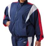 Reebok Plus Size Zip-Front Long-Sleeve Colorblocked Jacket Women's 1X 16W Navy