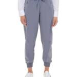 Calvin Klein Performance Ribbed Cuff Joggers Women's XXL Steel Drawstring Waist