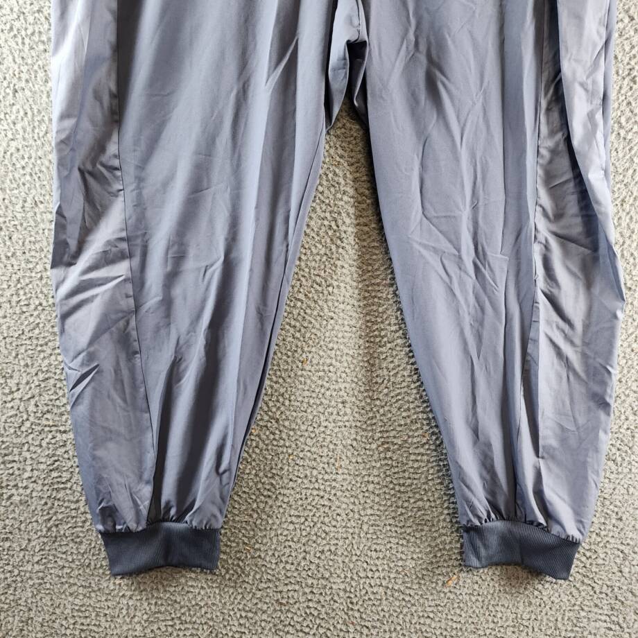 Calvin Klein Performance Ribbed Cuff Joggers Women's XXL Steel Drawstring Waist
