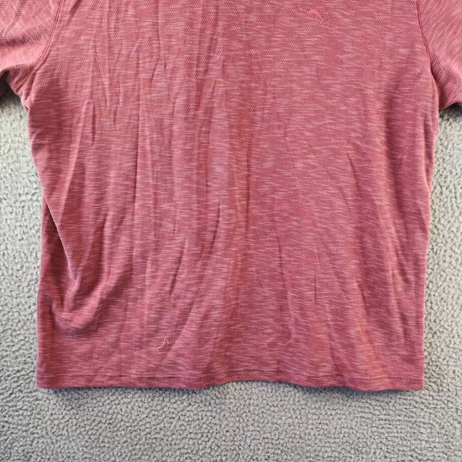 Tommy Bahama Cali Beach Solid T-Shirt Men's 3XL Rose Red Crewneck Pullover +