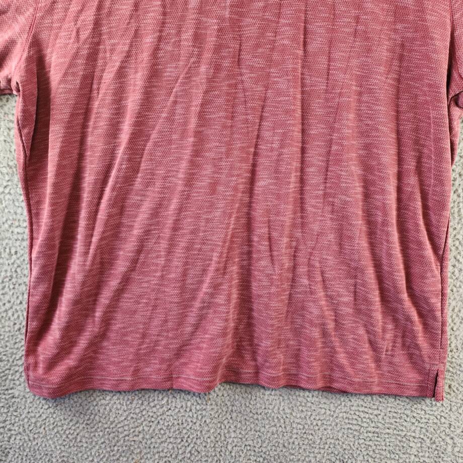 Tommy Bahama Cali Beach Solid T-Shirt Men's 3XL Rose Red Crewneck Pullover +