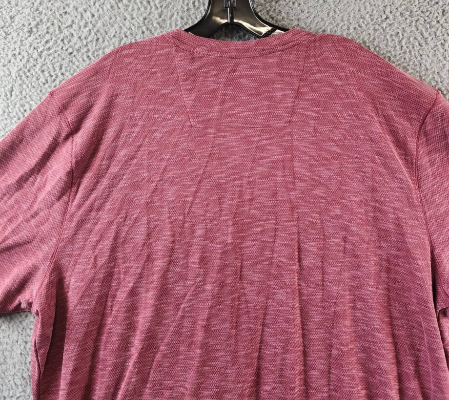 Tommy Bahama Cali Beach Solid T-Shirt Men's 3XL Rose Red Crewneck Pullover +