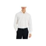 Alfani Regular Fit Travel Ready Dress Shirt Men's 32-33/16-16.5 Bright White~