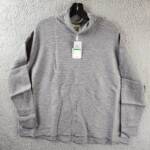 Cupio Mock Neck Knit Pullover Sweater Women's L Heather Grey Pullover Style L/S