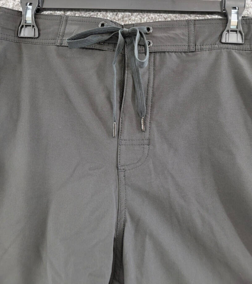 Calvin Klein Standard UV Protected Quick Dry Swim Trunk Men's L Black Drawstring