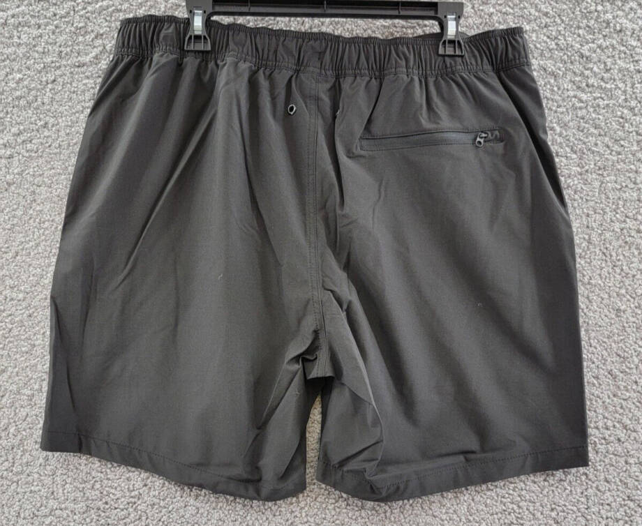 Calvin Klein Standard UV Protected Quick Dry Swim Trunk Men's L Black Drawstring