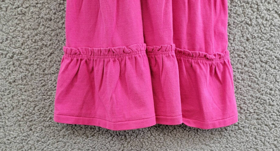 Polo Ralph Lauren Smocked Jersey Dress Little Girls 2 College Pink Square Neck