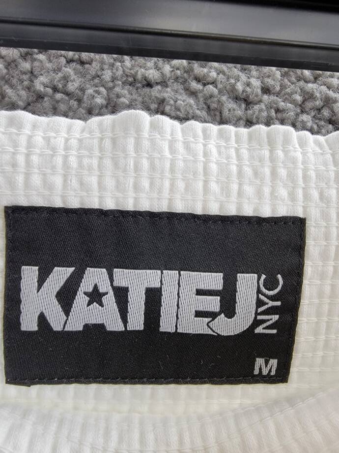 Katiejnyc Rachel Smocked Waist Tiered Skirt Girls' M White Solid Ruffled Pull On