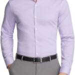 Kenneth Cole Reaction Techni-Cole Slim Fit Flex Dress Shirt Men's XL 36/37 17