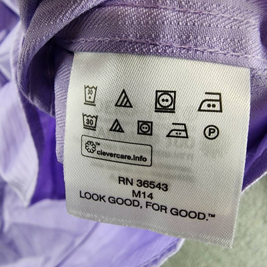 Kenneth Cole Reaction Techni-Cole Slim Fit Flex Dress Shirt Men's XL 36/37 17