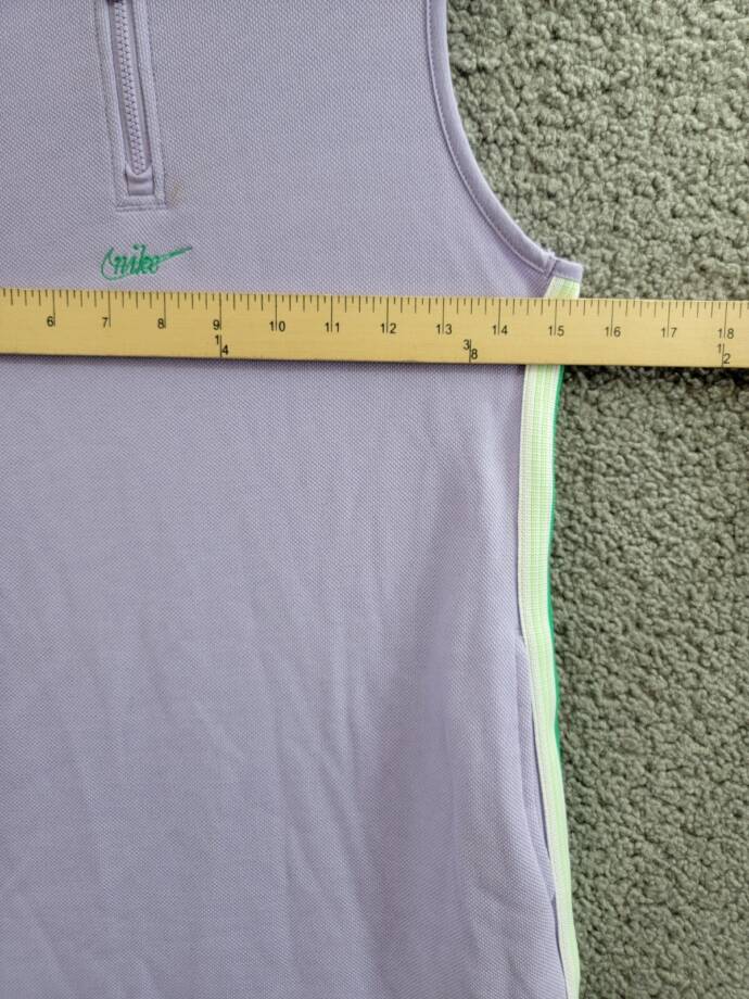 Nike Sportswear Mock-Neck Sleeveless Dress Big Girls L Light Purple Quarter Zip