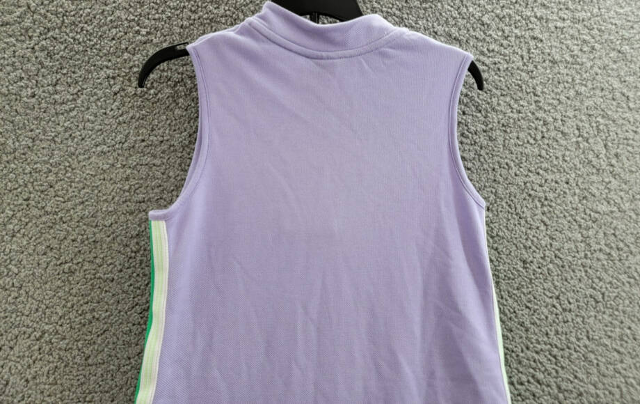 Nike Sportswear Mock-Neck Sleeveless Dress Big Girls L Light Purple Quarter Zip