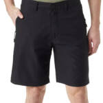 Bass Outdoor Traveler Tech Commuter Shorts Men's 42 Caviar High Rise Zip/Button