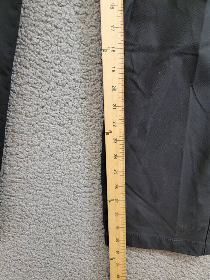 Bass Outdoor Straight-Fit Traveler Pants Men's 32 Caviar Button Zip Closure