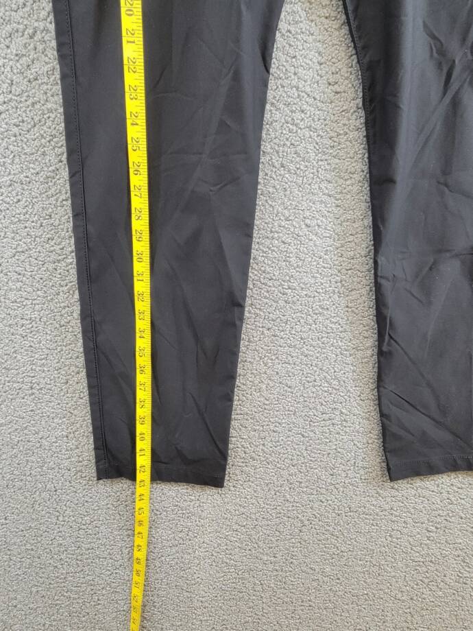 Bass Outdoor Straight-Fit Traveler Pants Men's 32 Caviar Button Zip Closure