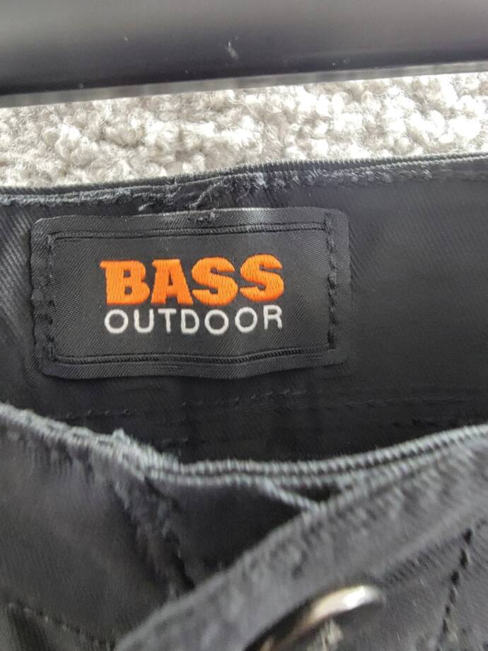 Bass Outdoor Straight-Fit Traveler Pants Men's 32 Caviar Button Zip Closure