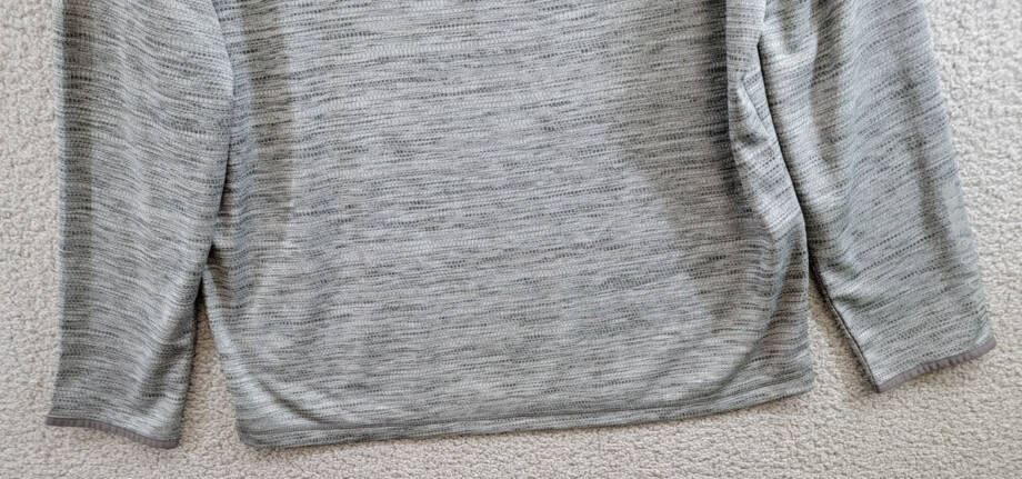 BASS OUTDOOR Climber Quarter-Zip Pullover Men's XL Forged Iron Mock Neck L/S~