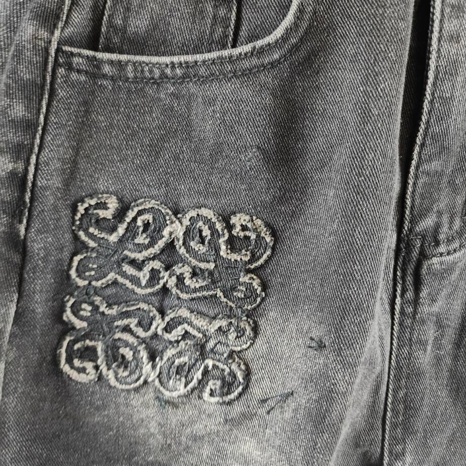 MADONNA & CO. Mini Denim Skirt Women's S Black Faded Zip Fly & Button Closure