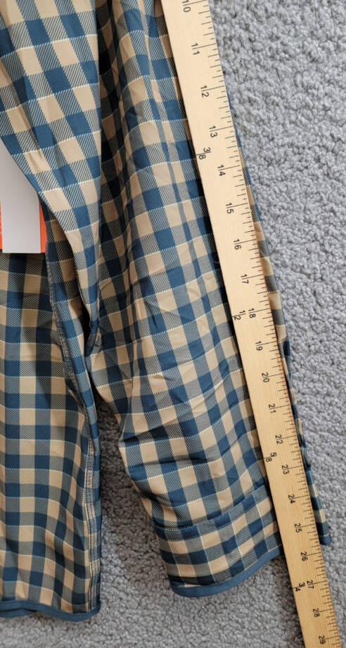 Bass Outdoor Cool Plaid Long-Sleeve Shirt Men's L Kelp Small Buffalo Collared