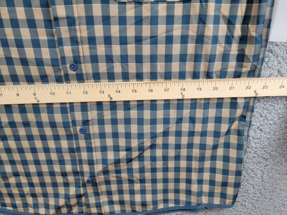 Bass Outdoor Cool Plaid Long-Sleeve Shirt Men's L Kelp Small Buffalo Collared