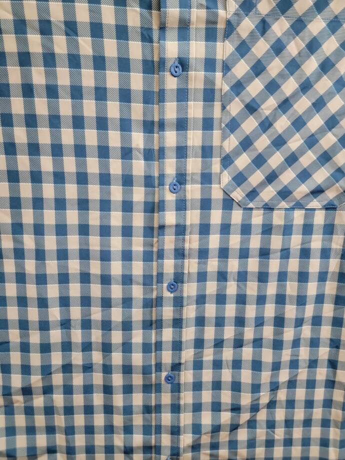 Bass Outdoor Cool Plaid Long-Sleeve Shirt Men's L Kelp Small Buffalo Collared