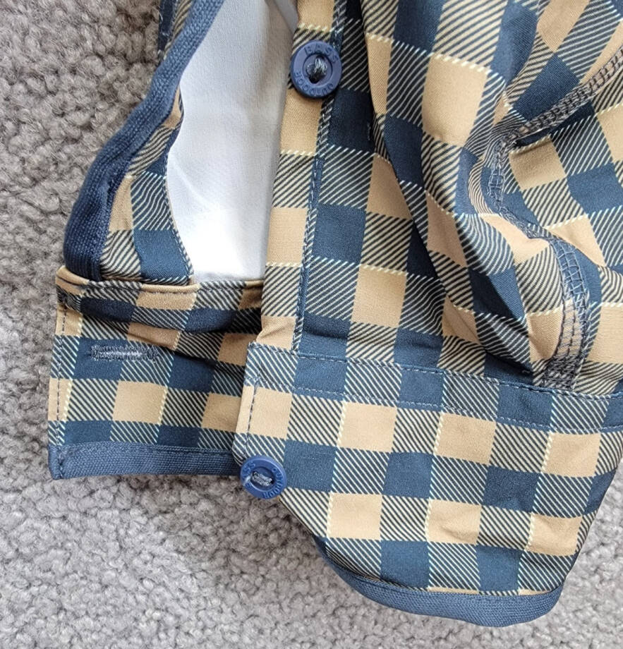Bass Outdoor Cool Plaid Long-Sleeve Shirt Men's L Kelp Small Buffalo Collared
