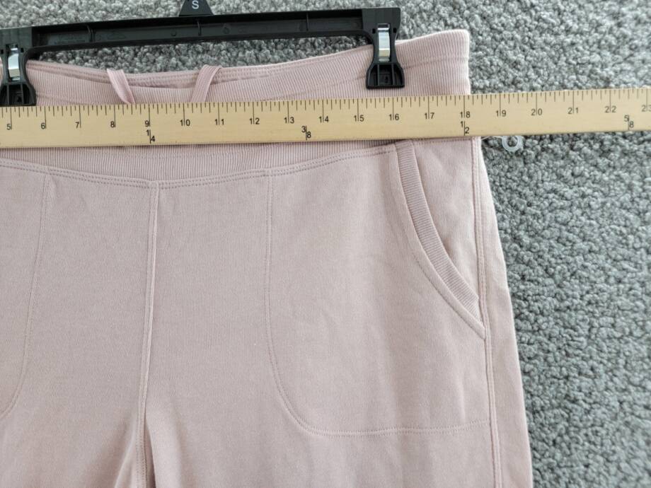 Calvin Klein Performance French Terry Jogger Pants Women's XL Light Pink Pull On