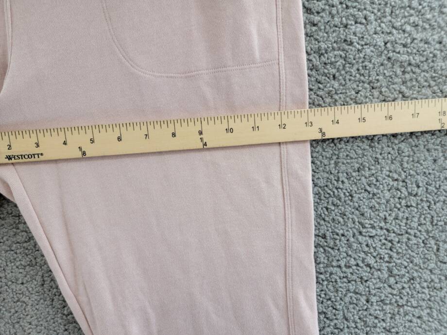 Calvin Klein Performance French Terry Jogger Pants Women's XL Light Pink Pull On