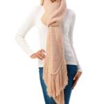 Marcus Adler Ultra Soft Fringe-Trim Winter Scarf Women's One Size Blush
